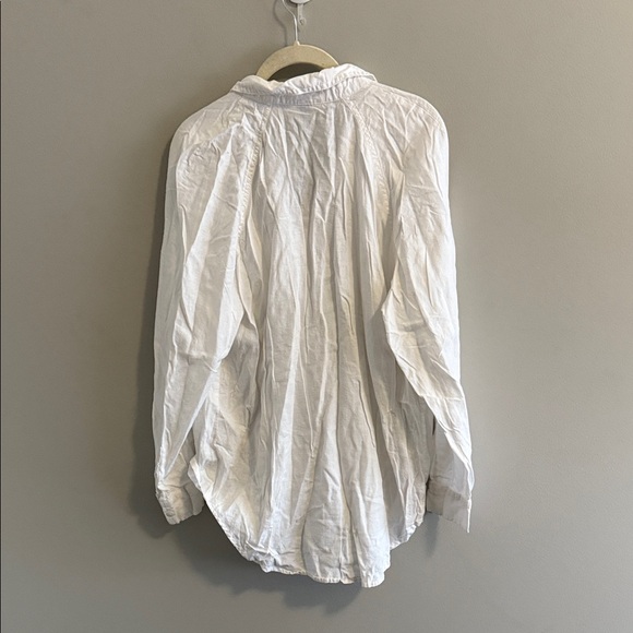 Universal Thread White Linen Collared Blouse - Picture 6 of 6